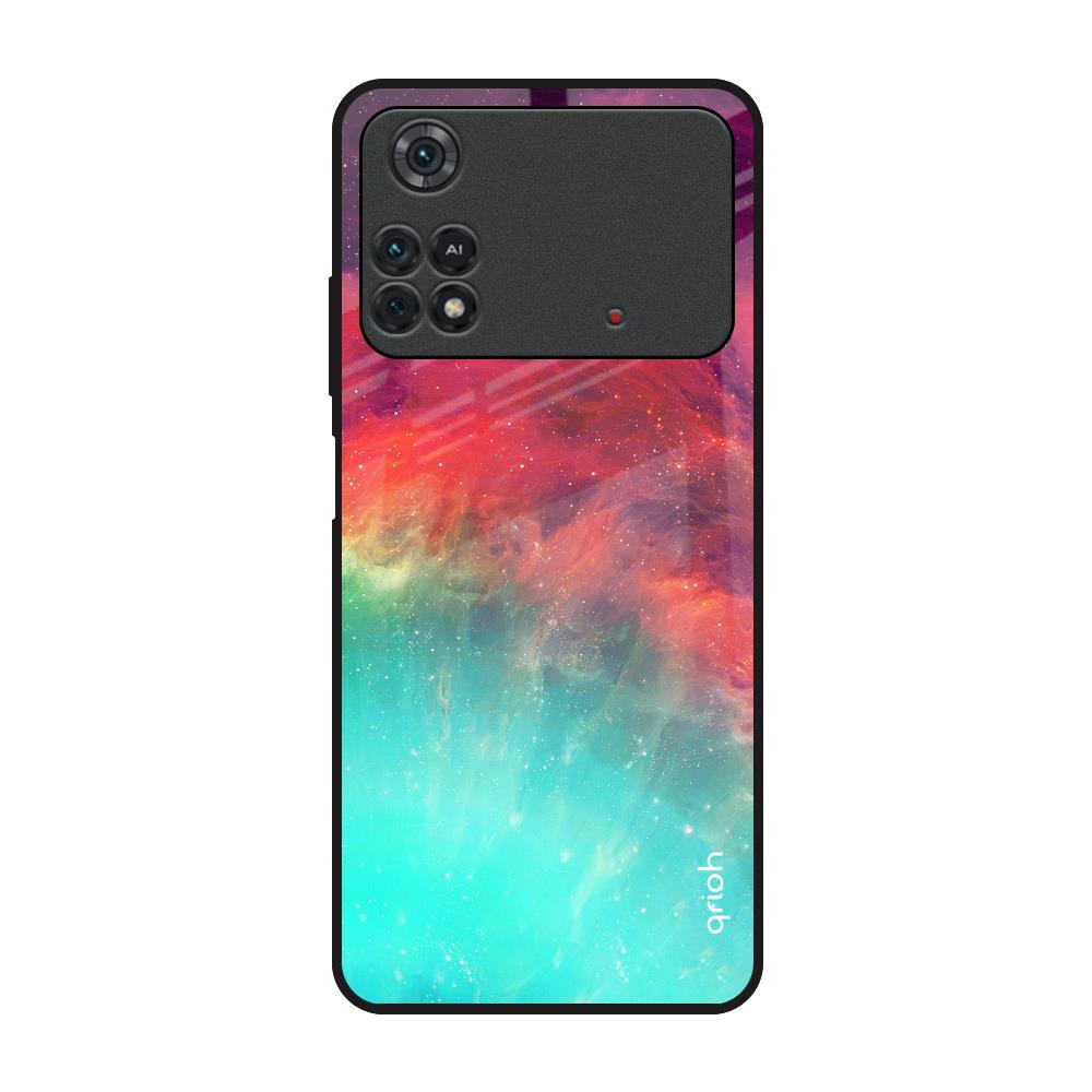 Colorful Aura Poco M4 Pro Glass Back Cover Online