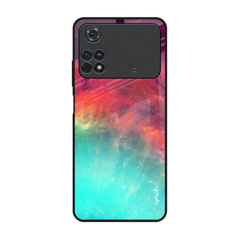 Colorful Aura Poco M4 Pro Glass Back Cover Online