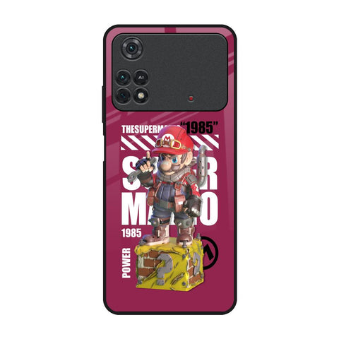 Gangster Hero Poco M4 Pro Glass Back Cover Online