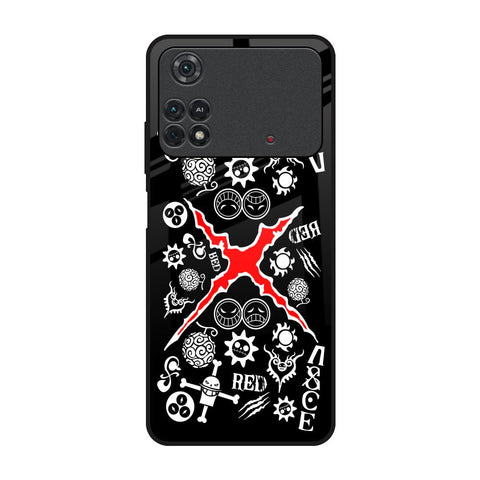 Red Zone Poco M4 Pro Glass Back Cover Online