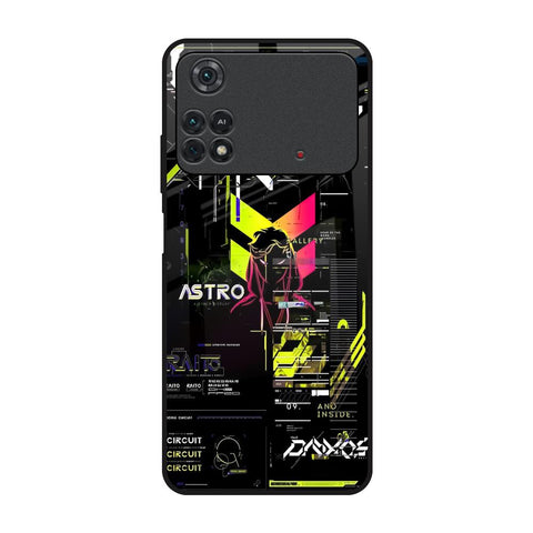 Astro Glitch Poco M4 Pro Glass Back Cover Online