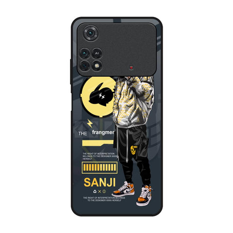 Cool Sanji Poco M4 Pro Glass Back Cover Online