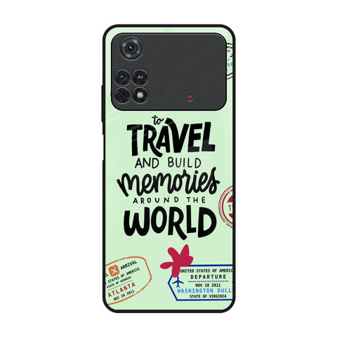 Travel Stamps Poco M4 Pro Glass Back Cover Online