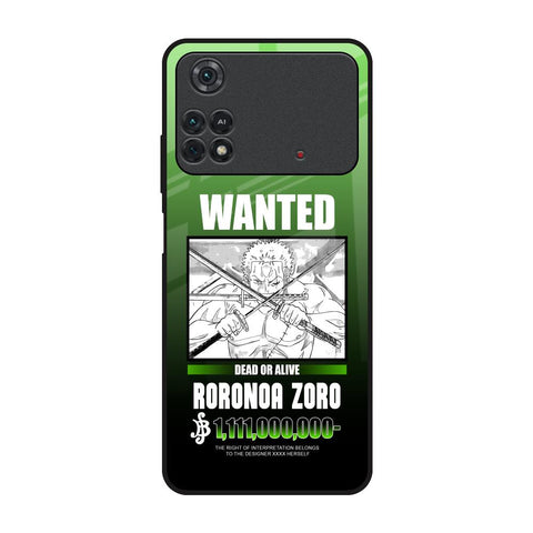Zoro Wanted Poco M4 Pro Glass Back Cover Online