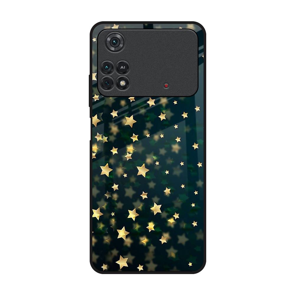 Dazzling Stars Poco M4 Pro Glass Back Cover Online