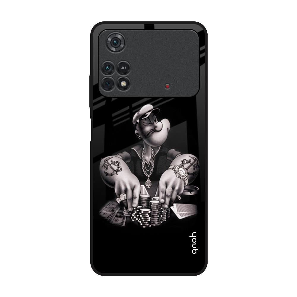 Gambling Problem Poco M4 Pro Glass Back Cover Online