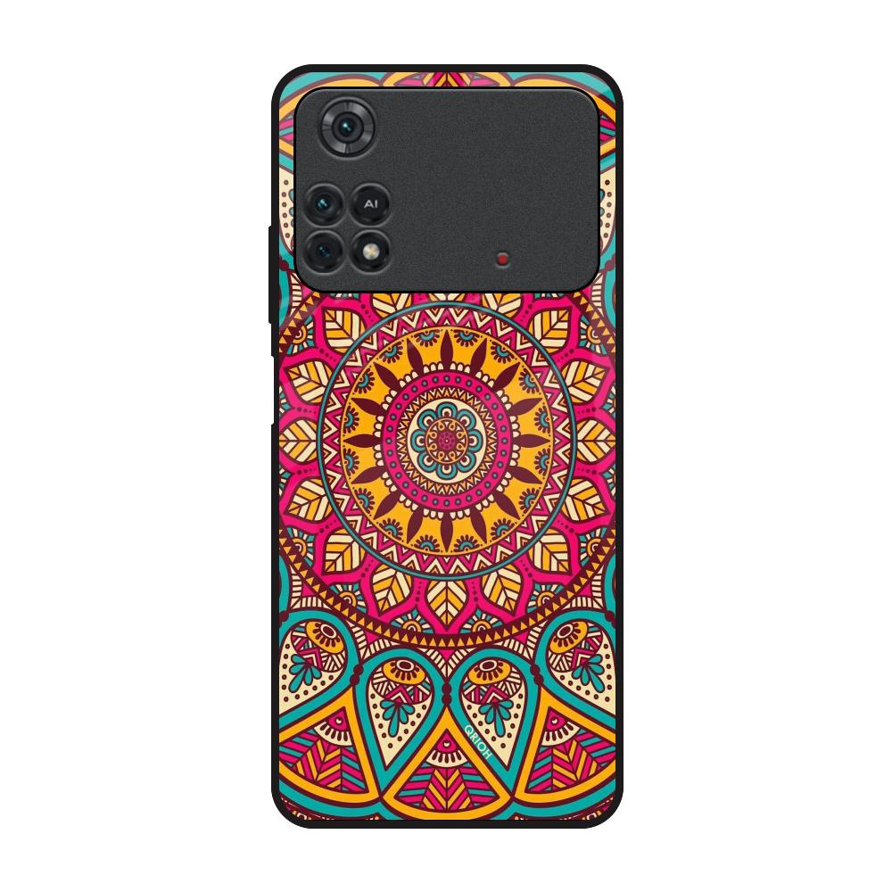 Elegant Mandala Poco M4 Pro Glass Back Cover Online