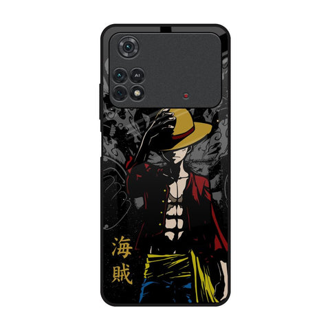 Dark Luffy Poco M4 Pro Glass Back Cover Online