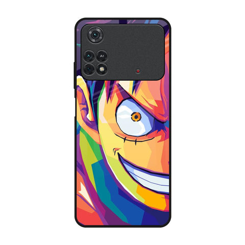 Monkey Wpap Pop Art Poco M4 Pro Glass Back Cover Online