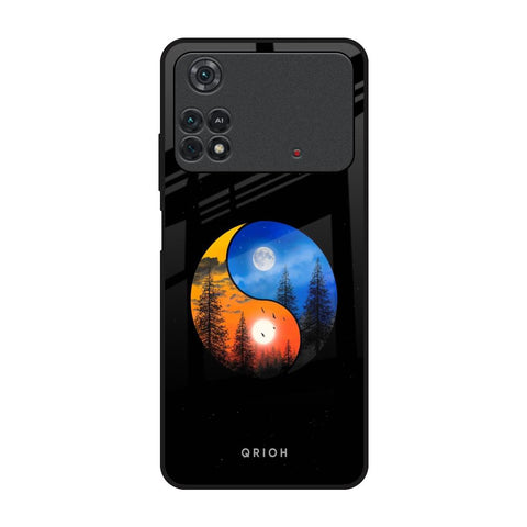 Yin Yang Balance Poco M4 Pro Glass Back Cover Online