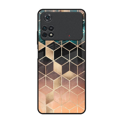 Bronze Texture Poco M4 Pro Glass Back Cover Online