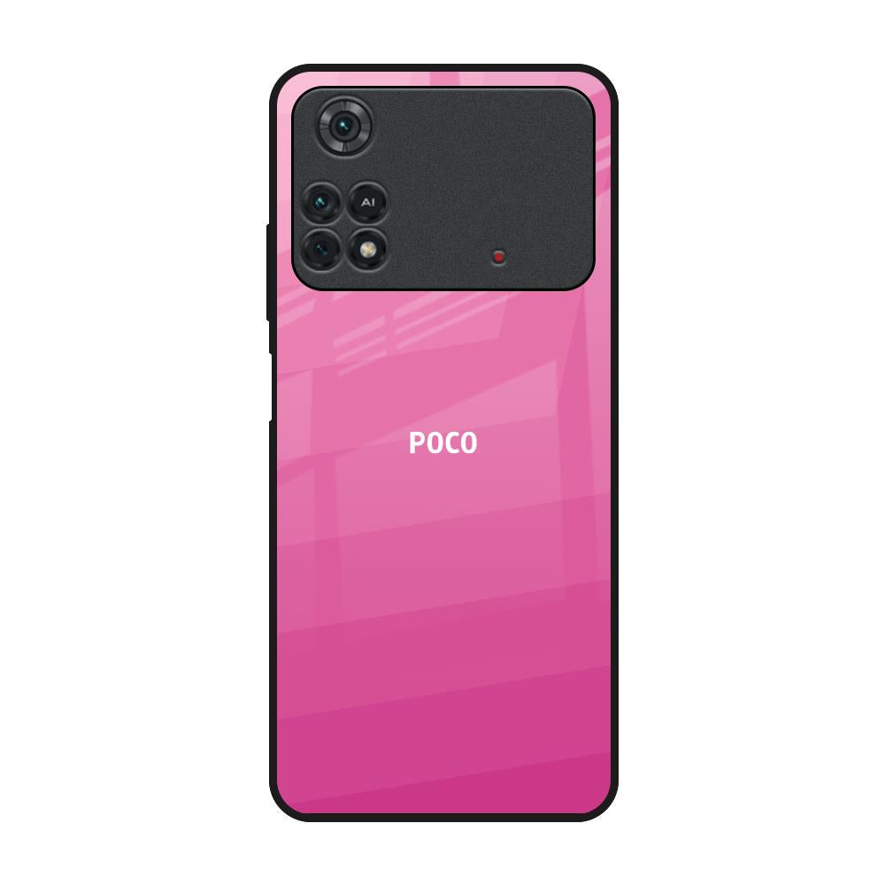Pink Ribbon Caddy Poco M4 Pro Glass Back Cover Online