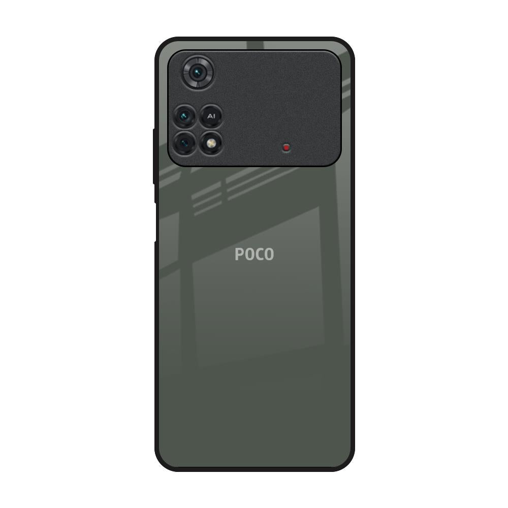 Charcoal Poco M4 Pro Glass Back Cover Online