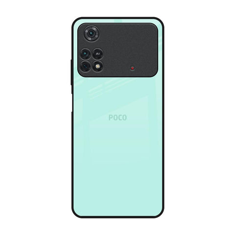 Teal Poco M4 Pro Glass Back Cover Online