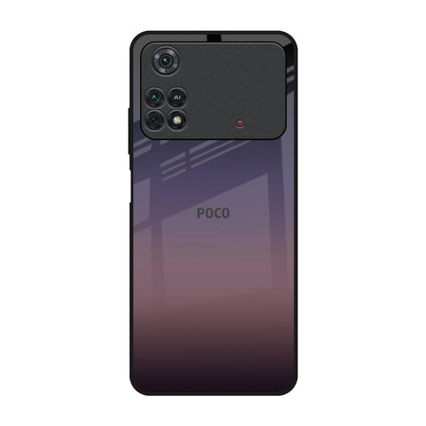 Grey Ombre Poco M4 Pro Glass Back Cover Online