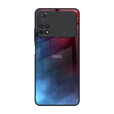 Smokey Watercolor Poco M4 Pro Glass Back Cover Online