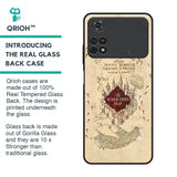 Magical Map Glass Case for Poco M4 Pro