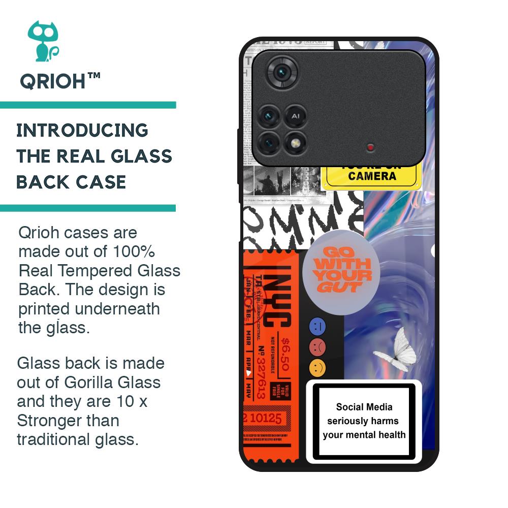 Smile for Camera Glass Case for Poco M4 Pro