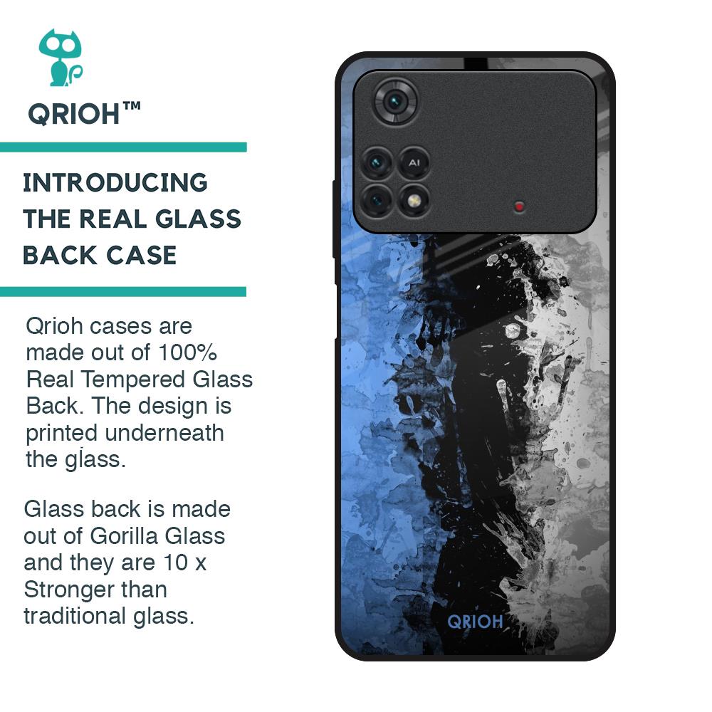 Dark Grunge Glass Case for Poco M4 Pro