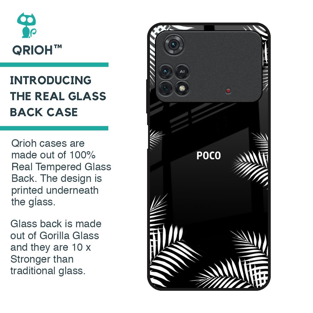 Zealand Fern Design Glass Case For Poco M4 Pro