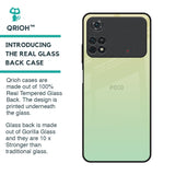 Mint Green Gradient Glass Case for Poco M4 Pro