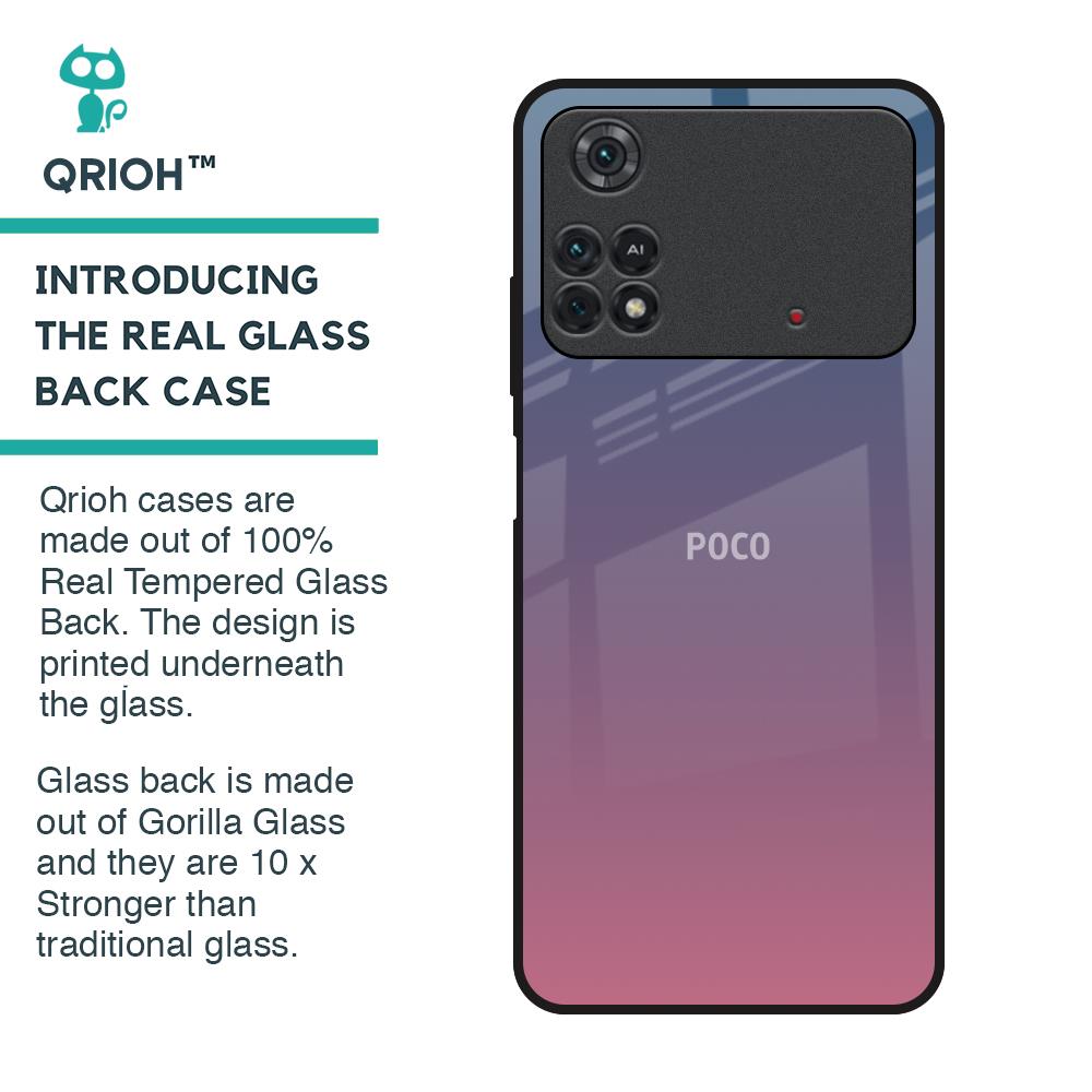 Pastel Gradient Glass Case for Poco M4 Pro