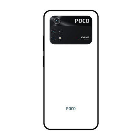 Arctic White Poco M4 Pro Glass Cases & Covers Online