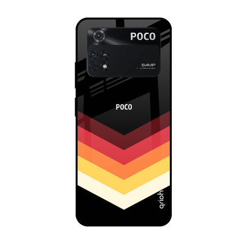 Abstract Arrow Pattern Poco M4 Pro Glass Cases & Covers Online