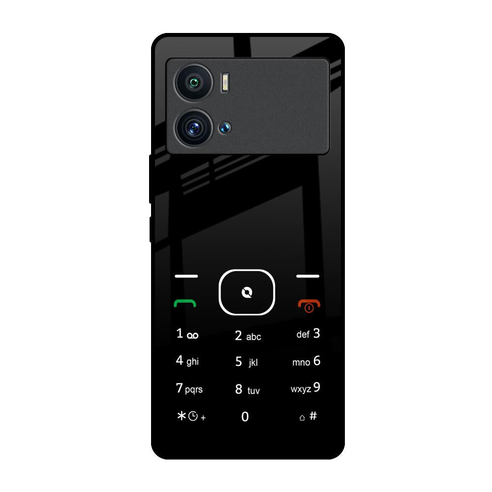 Classic Keypad Pattern iQOO 9 Pro Glass Back Cover Online