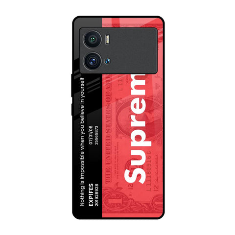 Supreme Ticket iQOO 9 Pro Glass Back Cover Online