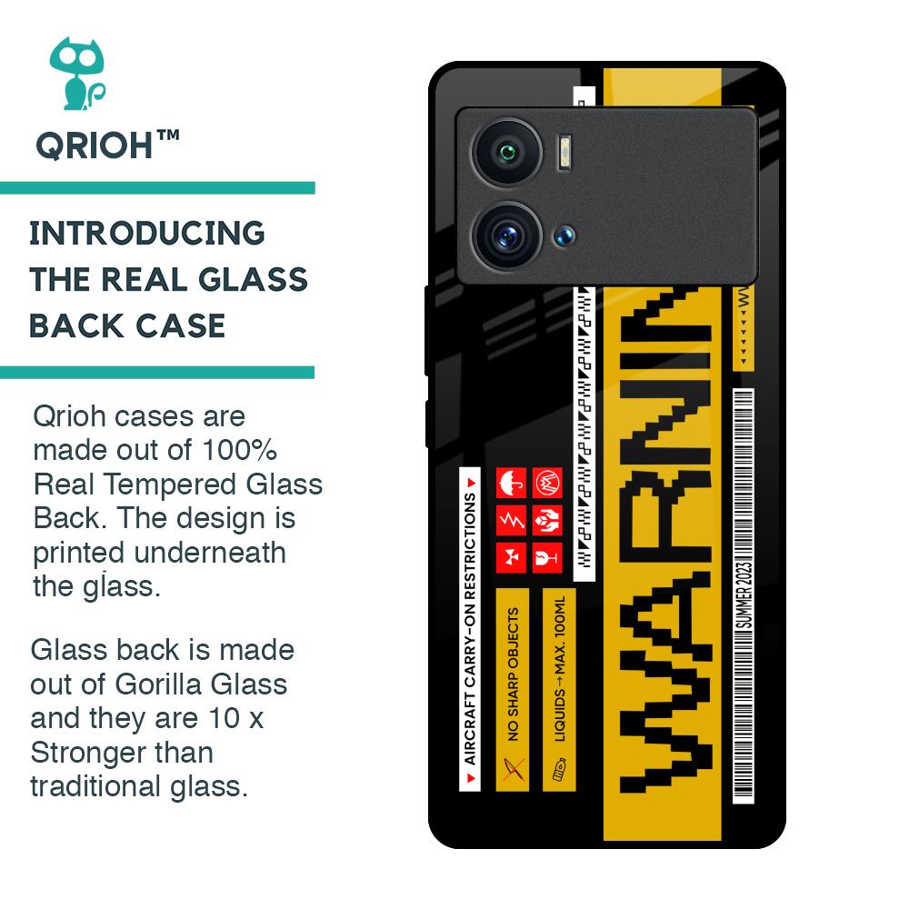 Aircraft Warning Glass Case for iQOO 9 Pro