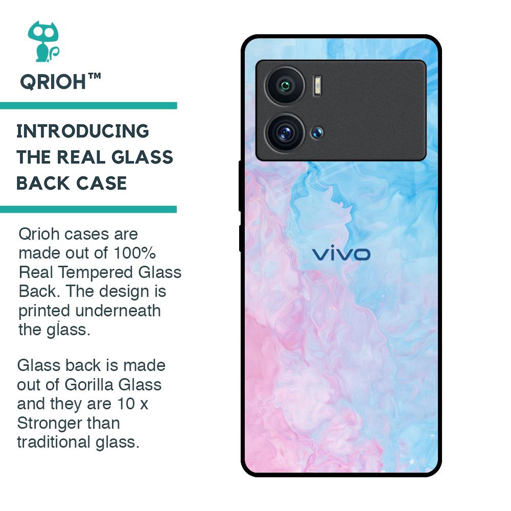 Mixed Watercolor Glass Case for iQOO 9 Pro