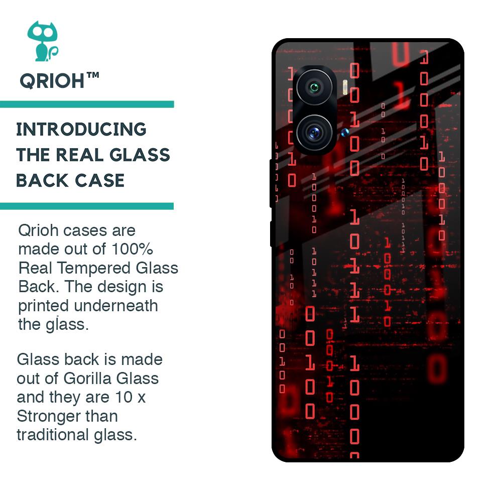 Let's Decode Glass Case For iQOO 9 Pro