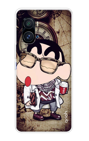 Nerdy Shinchan iQOO 9 Pro Back Cover
