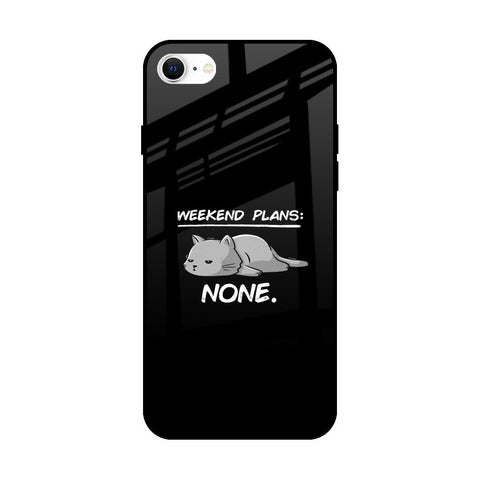 Weekend Plans iPhone SE 2022 Glass Back Cover Online