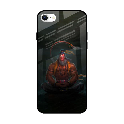 Lord Hanuman Animated iPhone SE 2022 Glass Back Cover Online