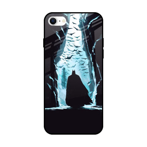 Dark Man In Cave iPhone SE 2022 Glass Back Cover Online