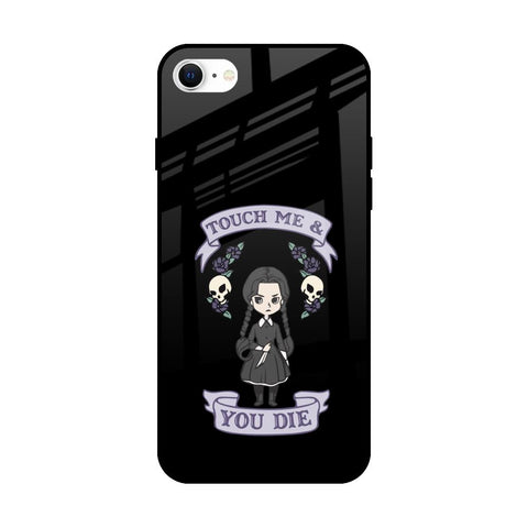 Touch Me & You Die iPhone SE 2022 Glass Back Cover Online