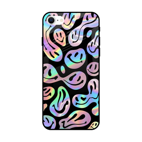 Acid Smile iPhone SE 2022 Glass Back Cover Online