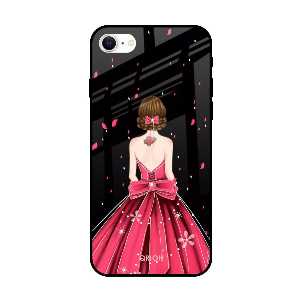 Fashion Princess iPhone SE 2022 Glass Back Cover Online
