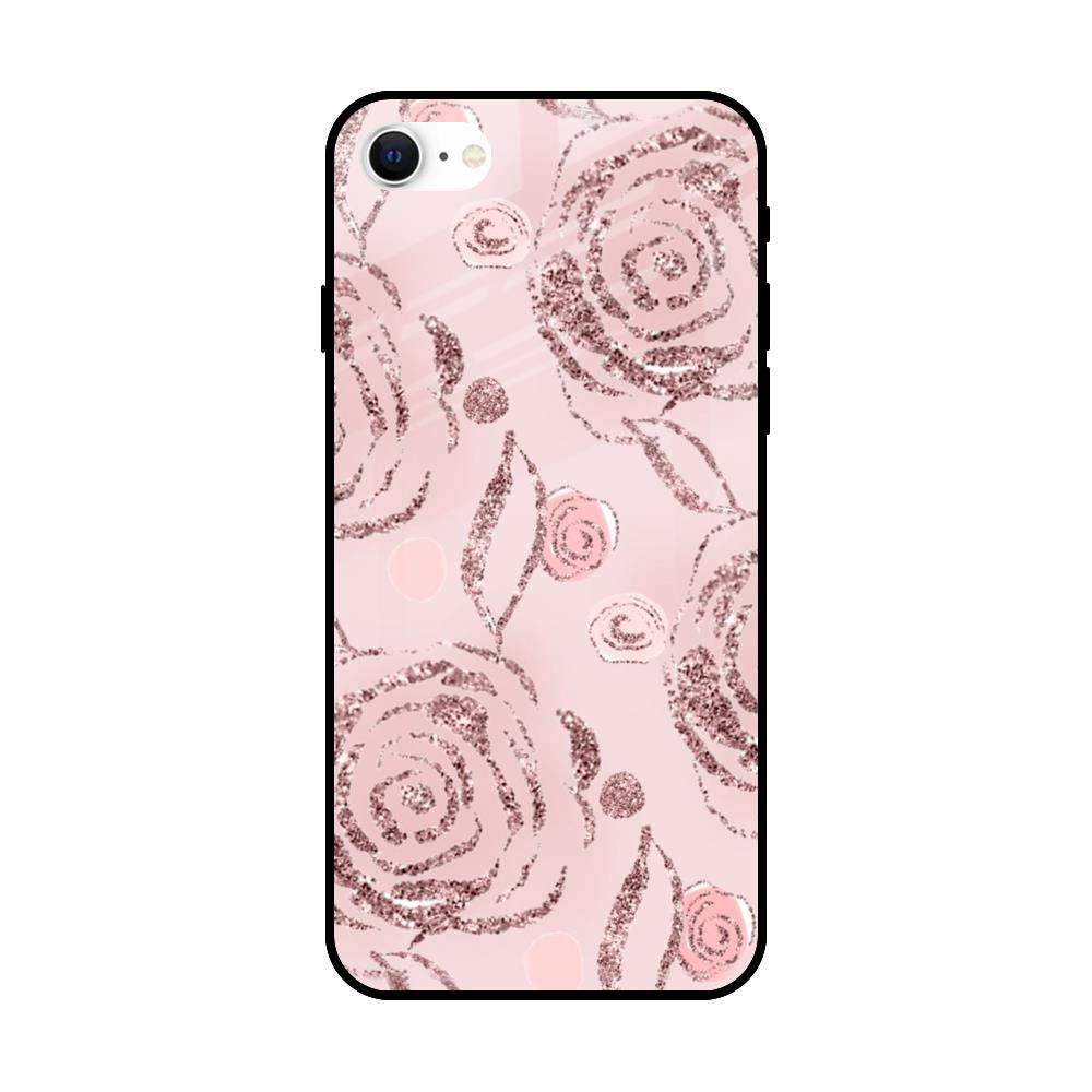 Shimmer Roses iPhone SE 2022 Glass Cases & Covers Online
