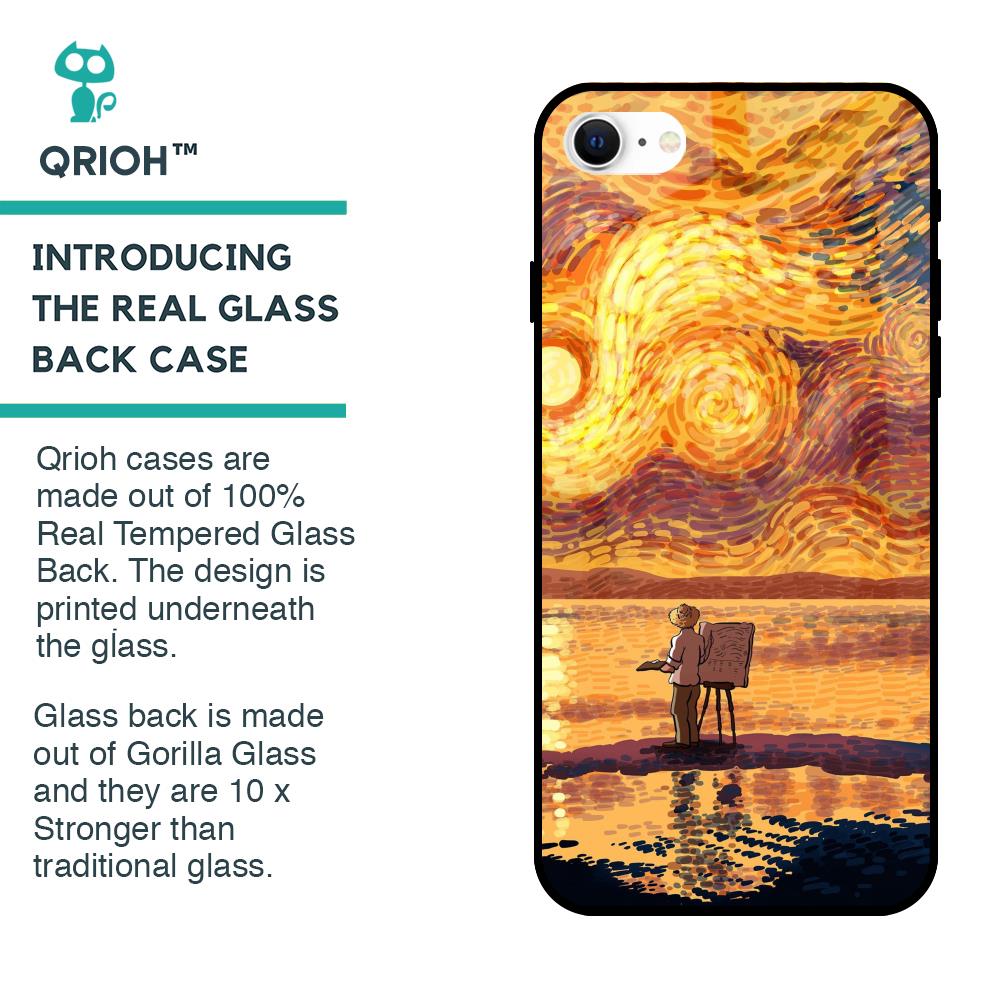 Sunset Vincent Glass Case for iPhone SE 2022