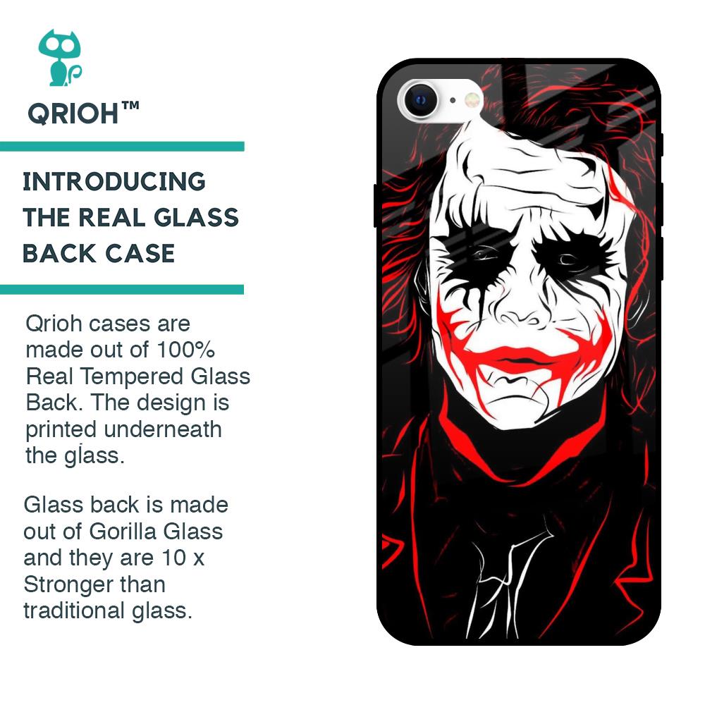 Life In Dark Glass Case For iPhone SE 2022