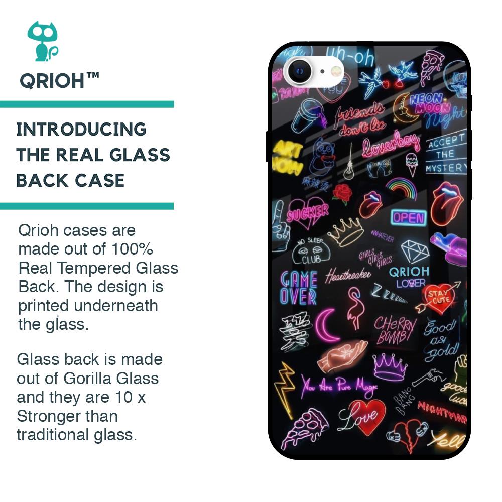 Accept The Mystery Glass Case for iPhone SE 2022