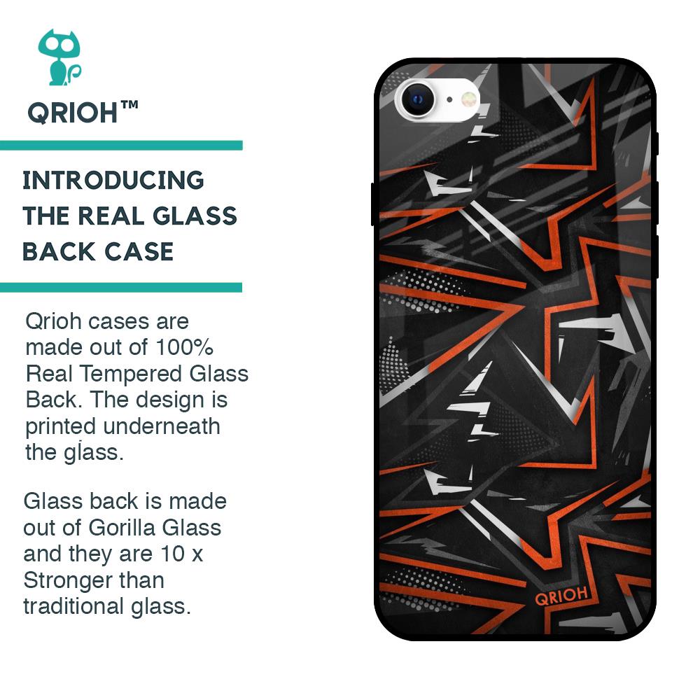 Vector Art Glass Case for iPhone SE 2022