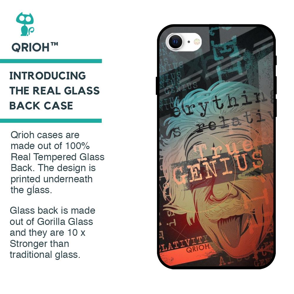 True Genius Glass Case for iPhone SE 2022