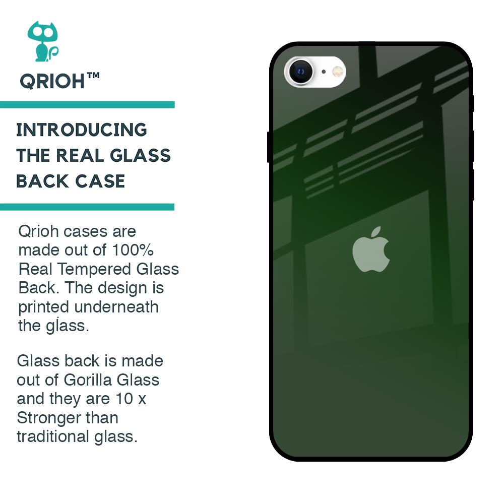 Deep Forest Glass Case for iPhone SE 2022