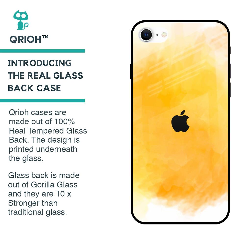 Rustic Orange Glass Case for iPhone SE 2022