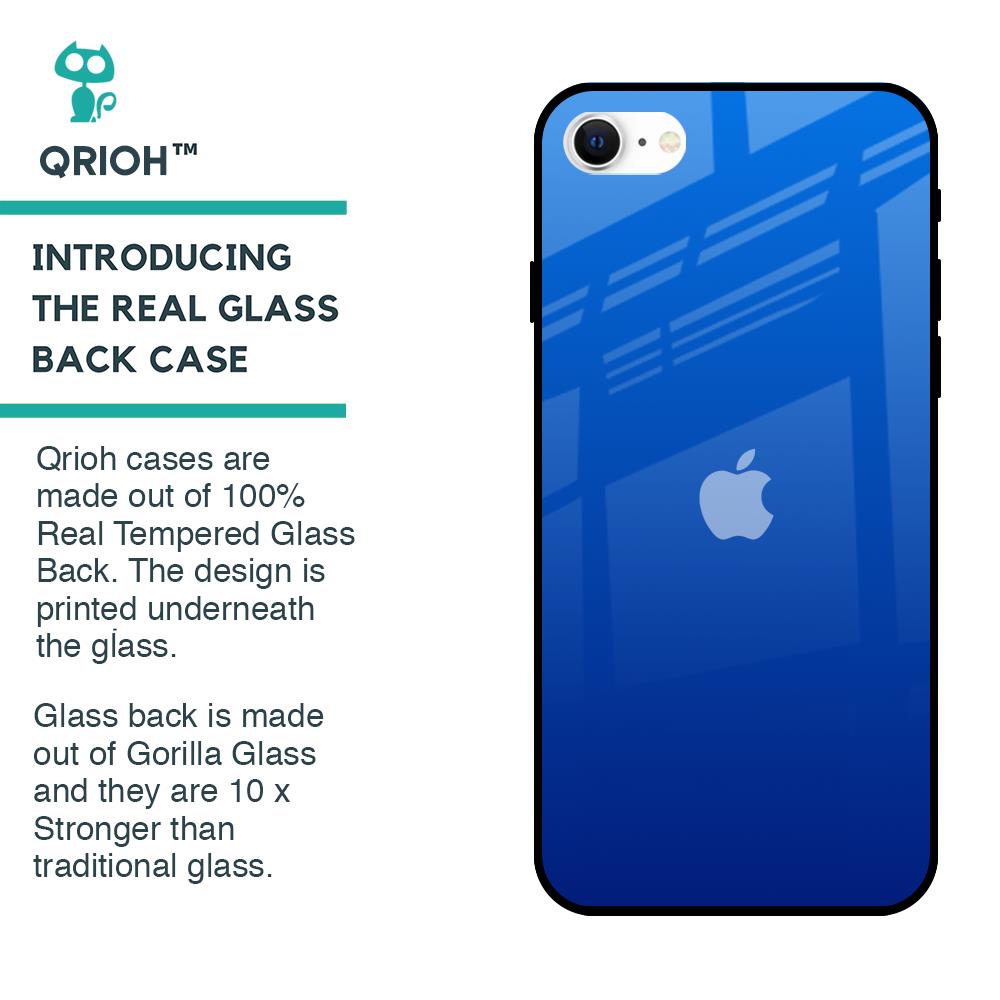Egyptian Blue Glass Case for iPhone SE 2022