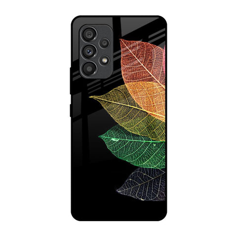 Colorful Leaves Samsung Galaxy A53 5G Glass Back Cover Online